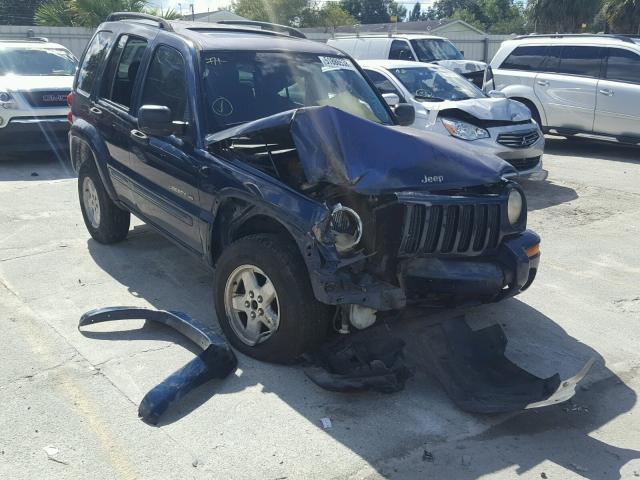 1J4GL58K92W221650 - 2002 JEEP LIBERTY LI BLUE photo 1