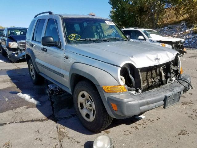 1J4GL48K97W604697 - 2007 JEEP LIBERTY SP SILVER photo 1