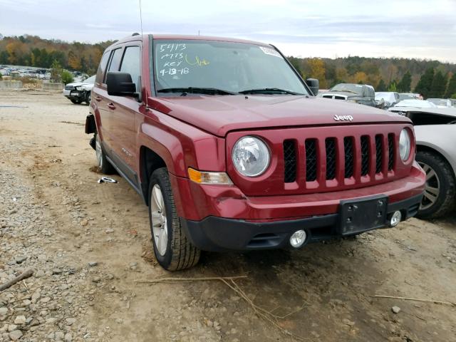 1C4NJRCB5CD525413 - 2012 JEEP PATRIOT LI MAROON photo 1