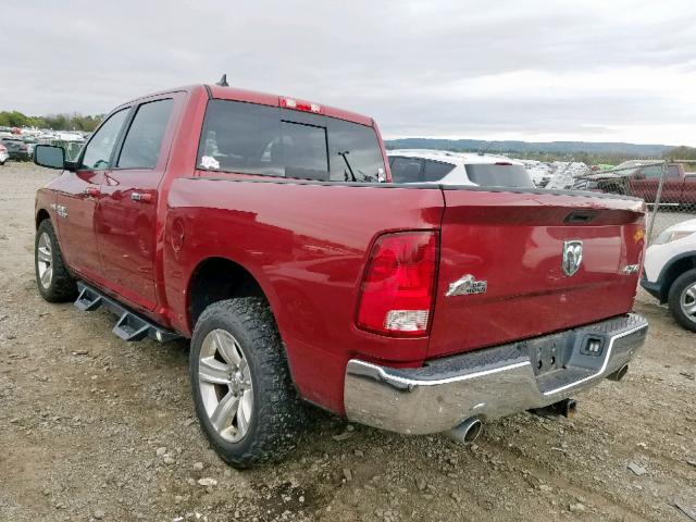 1C6RR7LT8ES276344 - 2014 RAM 1500 SLT RED photo 3