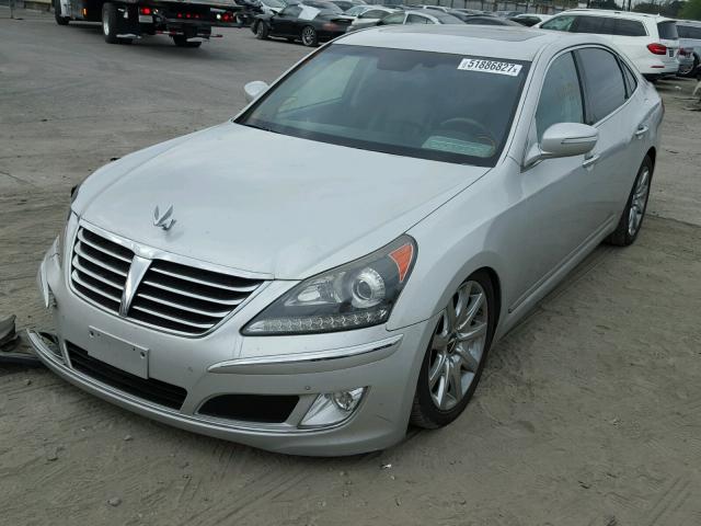 KMHGH4JF1BU035350 - 2011 HYUNDAI EQUUS SIGN SILVER photo 2