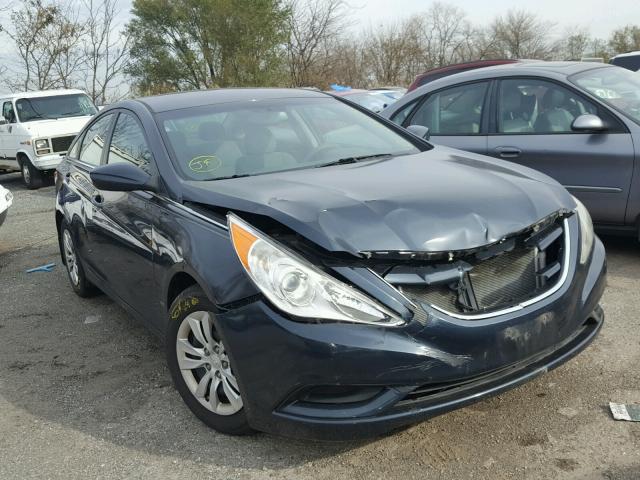 5NPEB4AC9CH484239 - 2012 HYUNDAI SONATA GLS BLUE photo 1