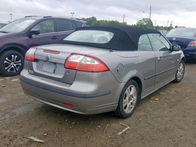 YS3FD79Y666000230 - 2006 SAAB 9-3 GRAY photo 4