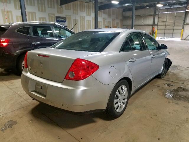 1G2ZF57B484245340 - 2008 PONTIAC G6 VALUE L SILVER photo 4