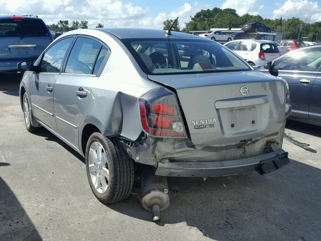 3N1AB61E48L670387 - 2008 NISSAN SENTRA 2.0 GRAY photo 3