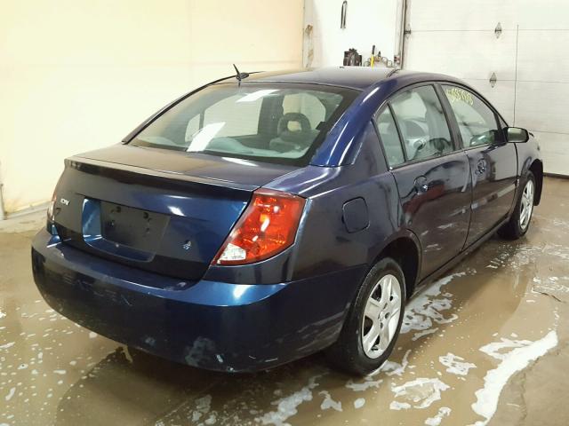 1G8AJ55FX7Z192264 - 2007 SATURN ION LEVEL BLUE photo 4