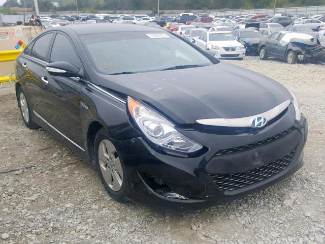 KMHEC4A46BA003306 - 2011 HYUNDAI SONATA HYB BLACK photo 1