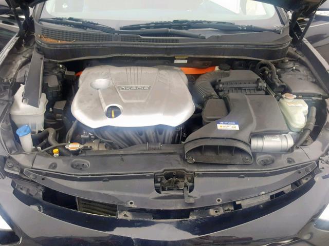 KMHEC4A46BA003306 - 2011 HYUNDAI SONATA HYB BLACK photo 7