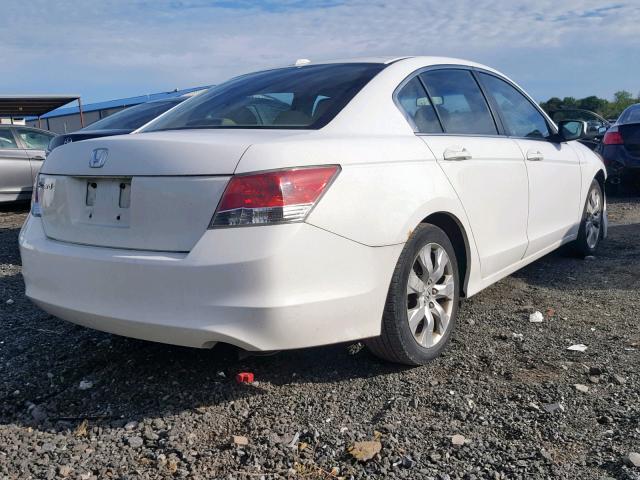 1HGCP26819A088521 - 2009 HONDA ACCORD EXL WHITE photo 4