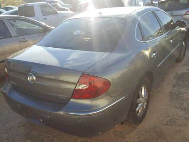 2G4WD532051308396 - 2005 BUICK LACROSSE C GRAY photo 4