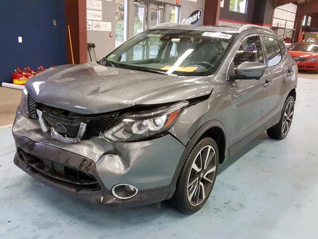 JN1BJ1CR8HW129024 - 2017 NISSAN ROGUE GRAY photo 2