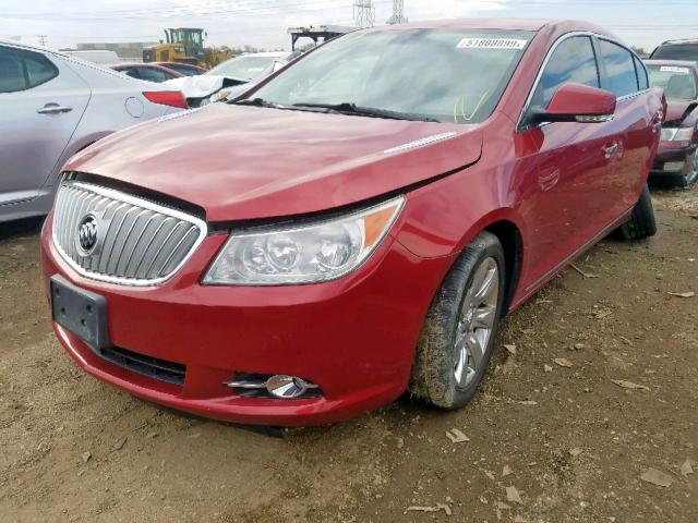 1G4GD5E33CF252566 - 2012 BUICK LACROSSE P RED photo 2