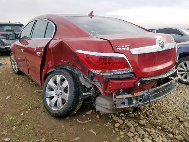 1G4GD5E33CF252566 - 2012 BUICK LACROSSE P RED photo 3