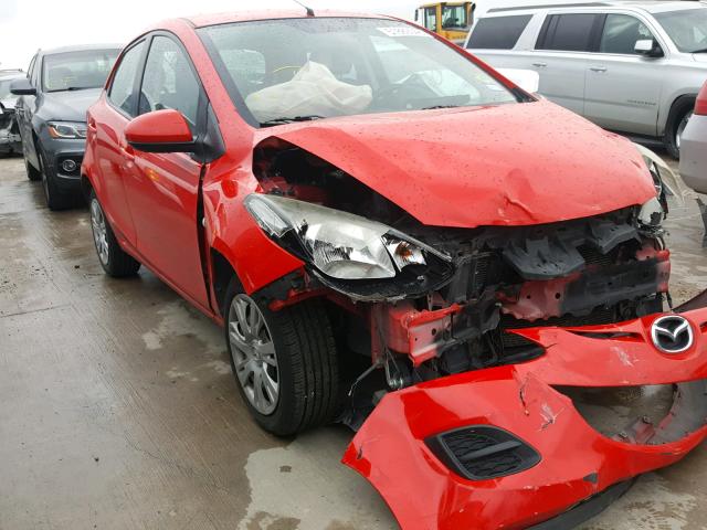 JM1DE1KY3C0139104 - 2012 MAZDA MAZDA2 RED photo 1