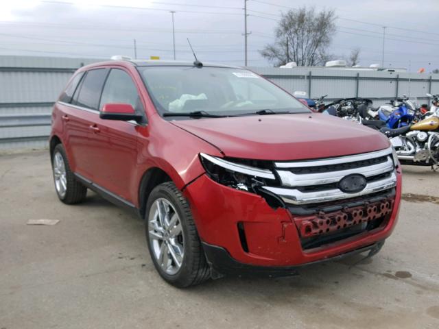 2FMDK3KC6CBA18845 - 2012 FORD EDGE LIMIT RED photo 1
