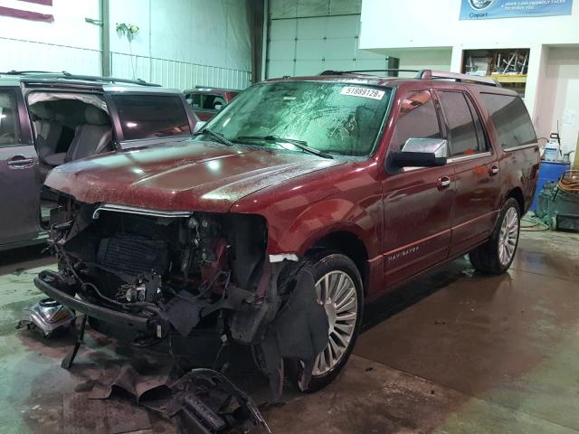 5LMJJ3HT7FEJ02739 - 2015 LINCOLN NAVIGATOR Qırmızı foto 2