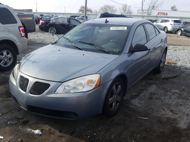 1G2ZH57NX84251003 - 2008 PONTIAC G6 GT BLUE photo 2