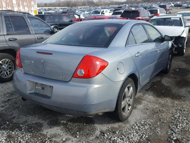 1G2ZH57NX84251003 - 2008 PONTIAC G6 GT BLUE photo 4