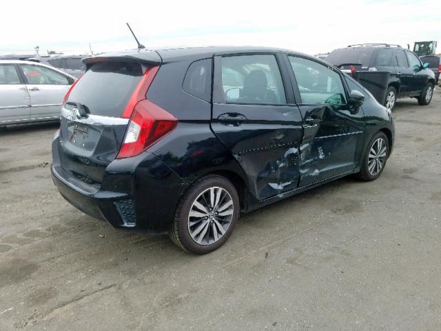 3HGGK5H88FM702560 - 2015 HONDA FIT EX BLACK photo 4