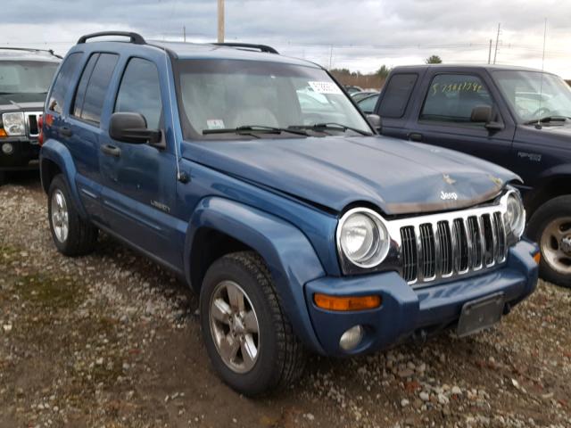 1J8GL58K74W135870 - 2004 JEEP LIBERTY LI BLUE photo 1