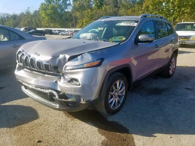 1C4PJMDBXJD574792 - 2018 JEEP CHEROKEE L GRAY photo 2