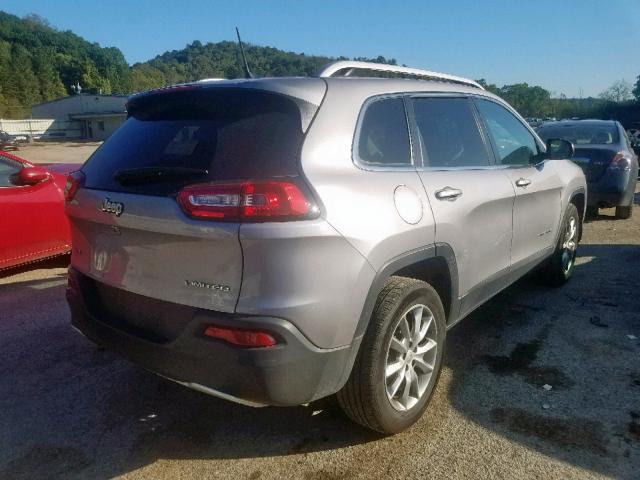 1C4PJMDBXJD574792 - 2018 JEEP CHEROKEE L GRAY photo 4