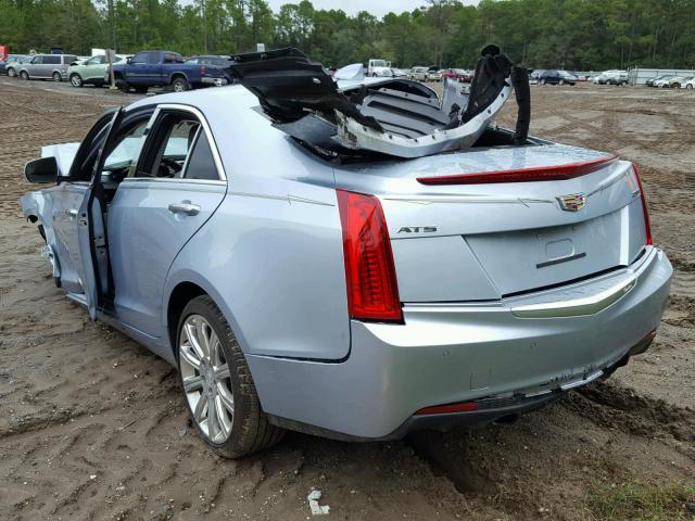 1G6AB5SX6H0132829 - 2017 CADILLAC ATS LUXURY BLUE photo 3