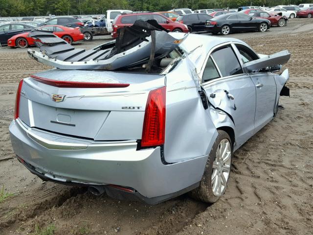 1G6AB5SX6H0132829 - 2017 CADILLAC ATS LUXURY BLUE photo 4