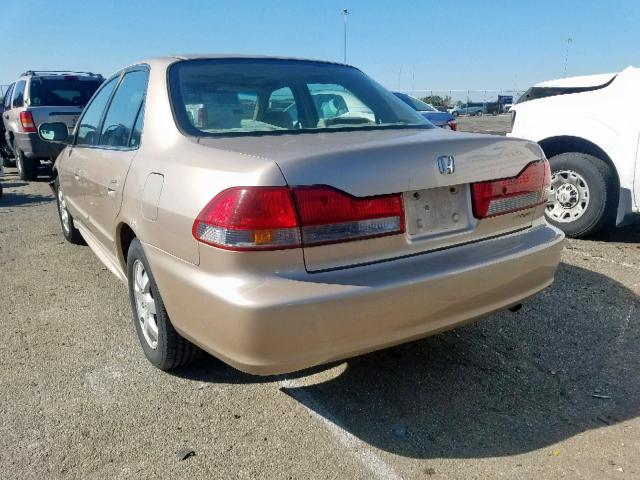 1HGCG56672A068134 - 2002 HONDA ACCORD EX GOLD photo 3