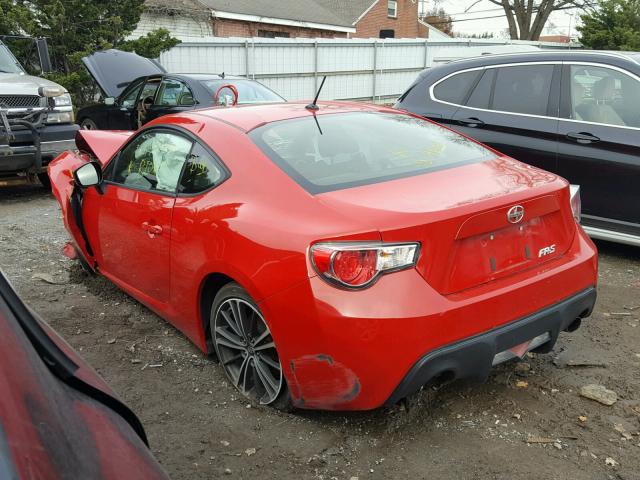 JF1ZNAA10D2712644 - 2013 TOYOTA SCION FR-S RED photo 3