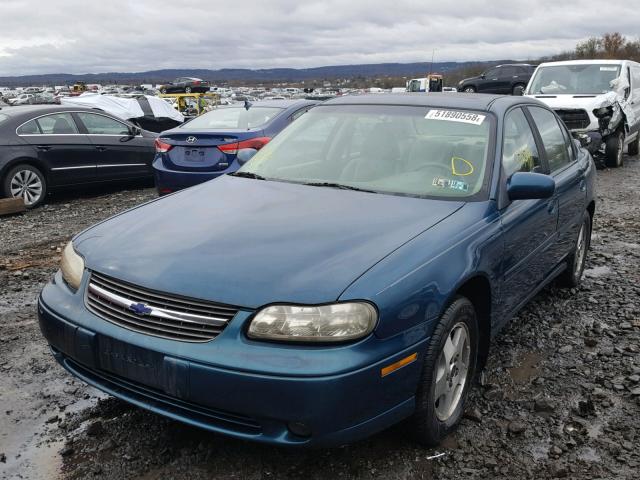 1G1NE52J32M641528 - 2002 CHEVROLET MALIBU LS 蓝色 照片 2