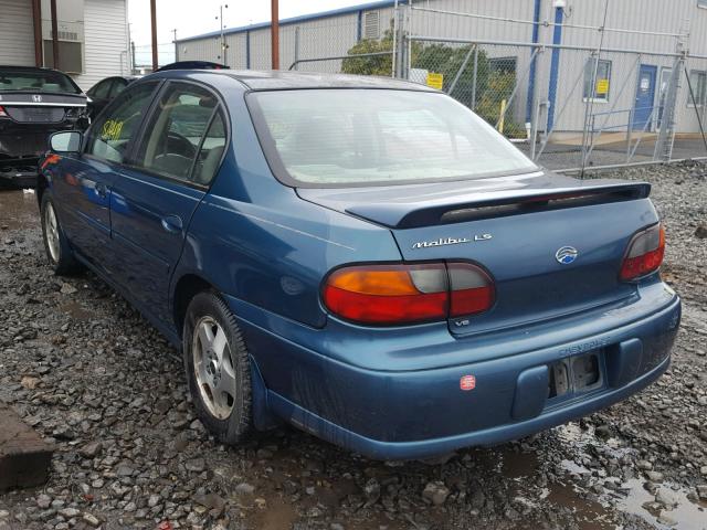 1G1NE52J32M641528 - 2002 CHEVROLET MALIBU LS 蓝色 照片 3