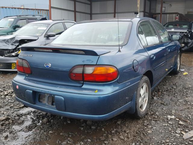 1G1NE52J32M641528 - 2002 CHEVROLET MALIBU LS 蓝色 照片 4
