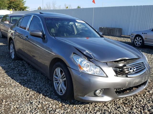 JN1CV6AR6BM404563 - 2011 INFINITI G37 GRAY photo 1