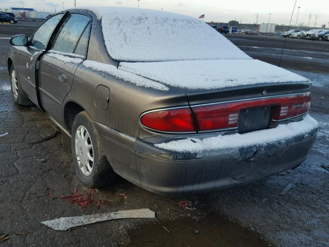 2G4WS52J731218142 - 2003 BUICK CENTURY CU BROWN photo 3