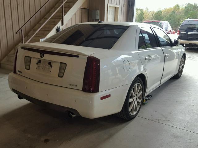 1G6DC67A250211849 - 2005 CADILLAC STS WHITE photo 4