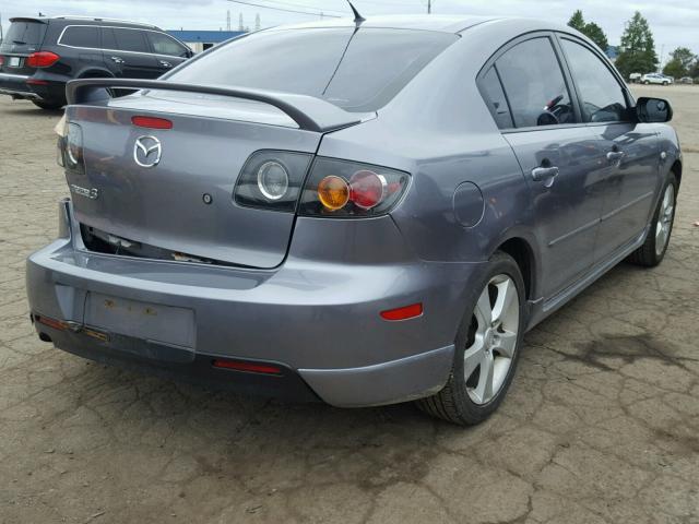 JM1BK323341119706 - 2004 MAZDA 3 S GRAY photo 4