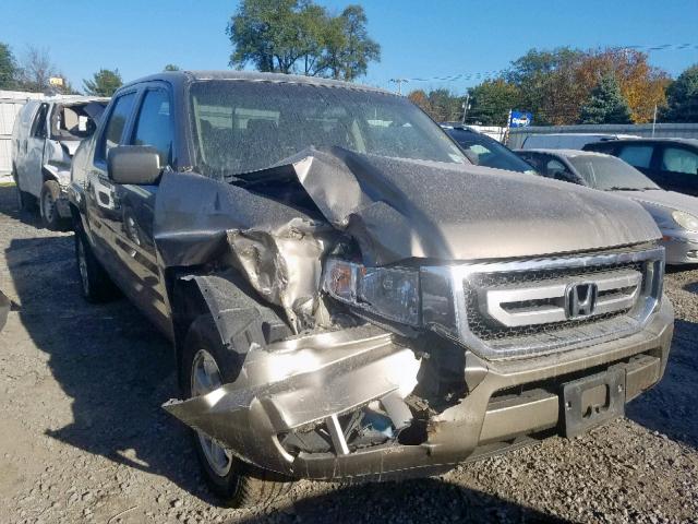 5FPYK1F4XBB011533 - 2011 HONDA RIDGELINE GOLD photo 1