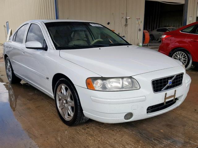 YV1RS592252465498 - 2005 VOLVO S60 2.5T WHITE photo 1