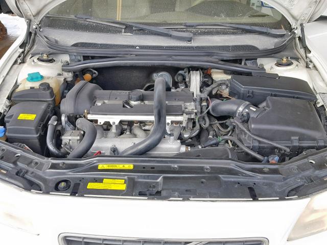 YV1RS592252465498 - 2005 VOLVO S60 2.5T WHITE photo 7