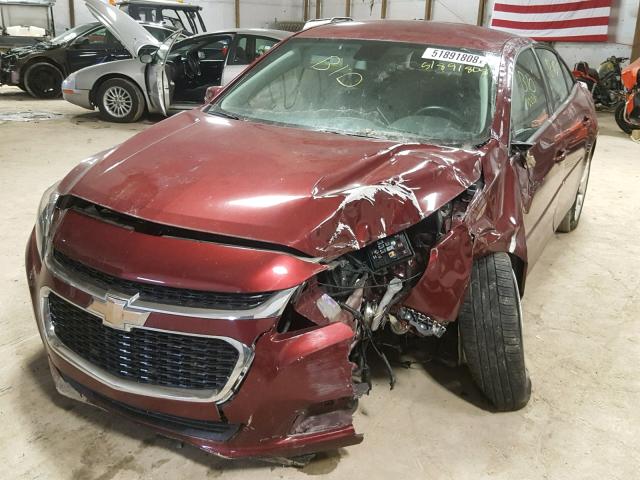 1G11C5SL6FF156932 - 2015 CHEVROLET MALIBU 1LT 栗色 照片 2