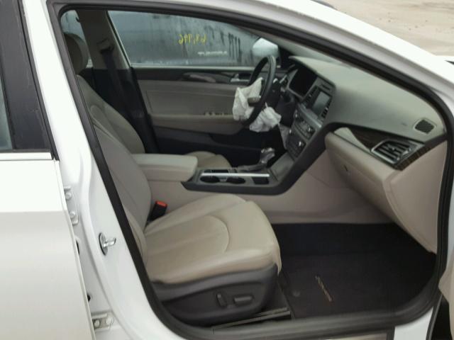 5NPE34AF6GH332707 - 2016 HYUNDAI SONATA SPO WHITE photo 5