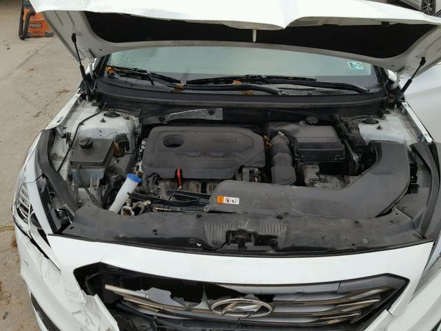 5NPE34AF6GH332707 - 2016 HYUNDAI SONATA SPO WHITE photo 7