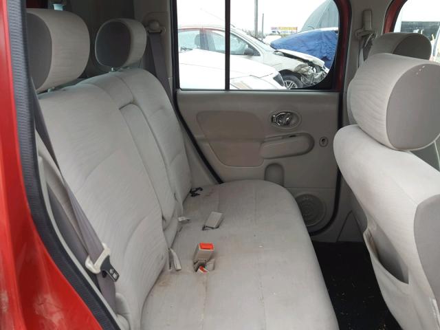 JN8AZ2KR5AT162602 - 2010 NISSAN CUBE BASE RED photo 6