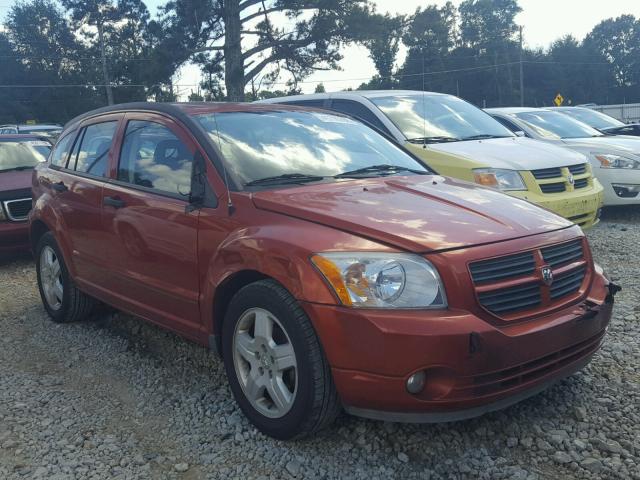 1B3HB48B88D617016 - 2008 DODGE CALIBER SX ORANGE photo 1