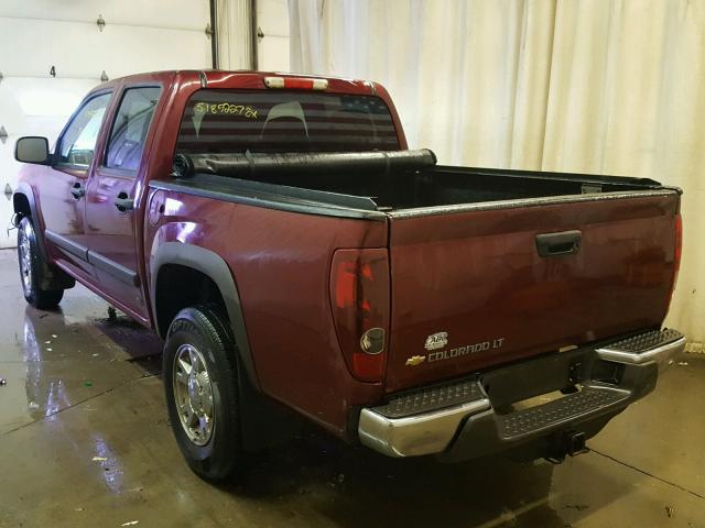 1GCDT33E888213261 - 2008 CHEVROLET COLORADO L MAROON photo 3