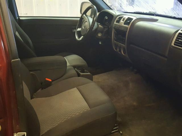 1GCDT33E888213261 - 2008 CHEVROLET COLORADO L MAROON photo 5