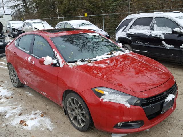 1C3CDFBB2ED677820 - 2014 DODGE DART SXT RED photo 1