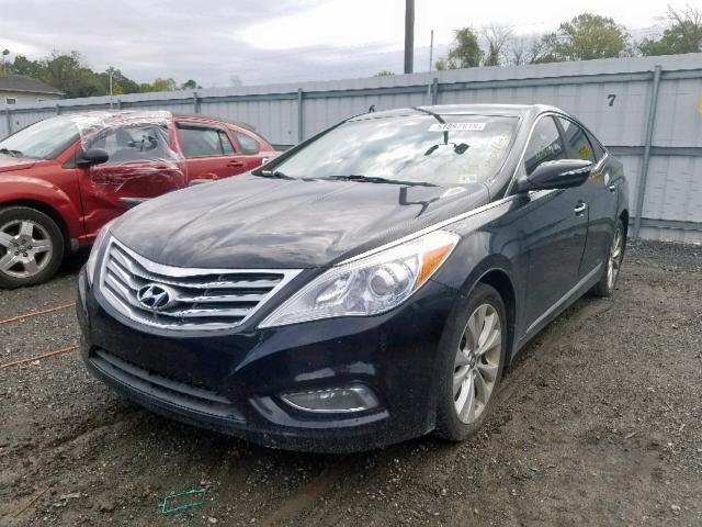 KMHFG4JG6DA227732 - 2013 HYUNDAI AZERA BLACK photo 2