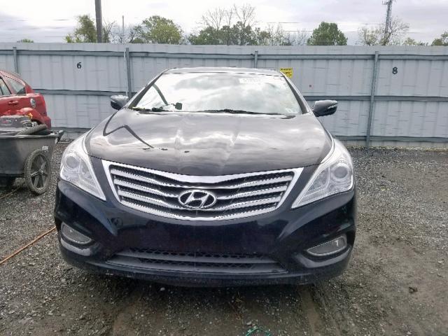 KMHFG4JG6DA227732 - 2013 HYUNDAI AZERA BLACK photo 9